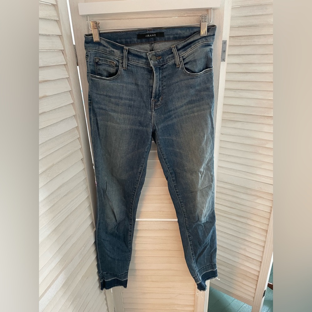 J Brand Mid Rise Capri Jeans Size 25